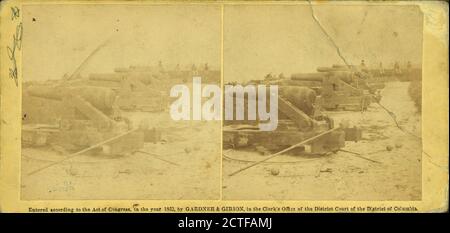 Magruder Battery in Yorktown., Barnard, George N. (1819-1902), 1862, Vereinigte Staaten Stockfoto