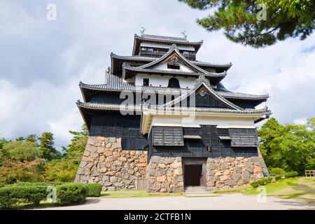 Matsue Schloss in Shimane Präfektur, Chugoku, Japan. Stockfoto
