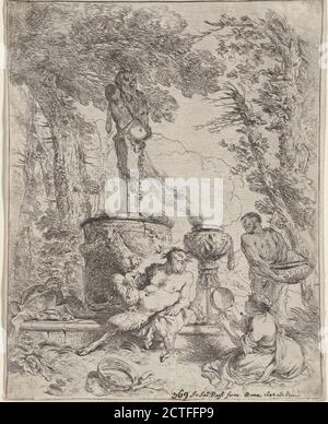 Das Festival von Pan, Standbild, Drucke, 1648, Castiglione, Giovanni Benedetto, 1609-1664 Stockfoto