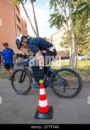 REPARTO TIBER VIGILI URBANI, CORSO E DIPLOMI Stockfoto