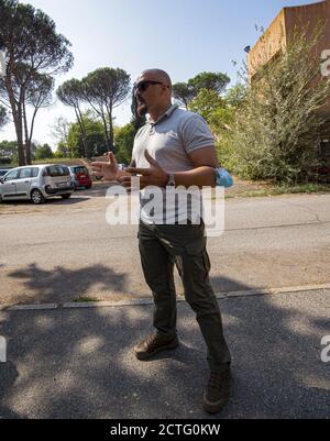 REPARTO TIBER VIGILI URBANI, CORSO E DIPLOMI Stockfoto