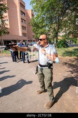 REPARTO TIBER VIGILI URBANI, CORSO E DIPLOMI Stockfoto
