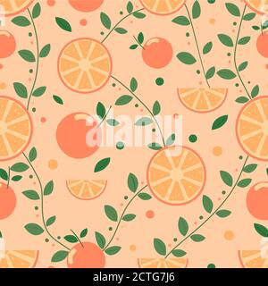 Orange Muster Stock Vektor