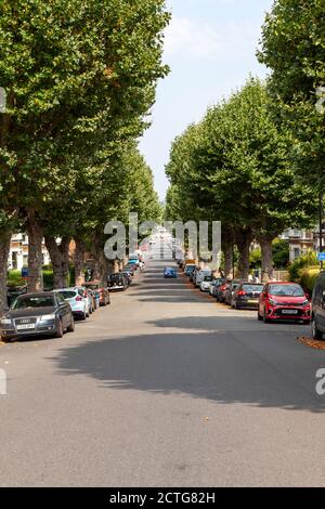 Blick auf die Jerningham Road, New Cross, London Stockfoto