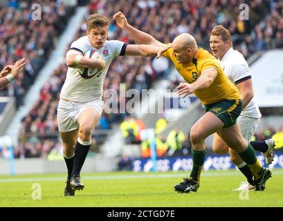 OWEN FARRELL ENGLAND / AUSTRALIEN QBE INTERNATIONAL - TWICKENHAM BILDNACHWEIS: © MARK PAIN / ALAMY Stockfoto