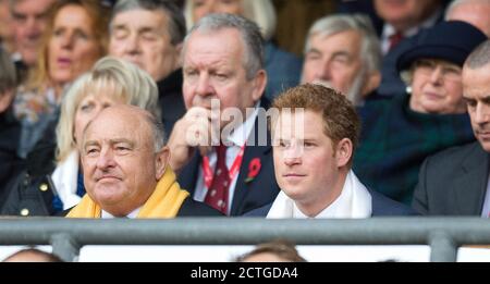 PRINCE HARRY ENGLAND / AUSTRALIEN - TWICKENHAM. Copyright Bild : © Mark Pain / ALAMY BILDNACHWEIS : © MARK PAI Stockfoto