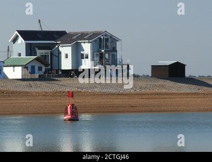 Felixstowe Ferry von Bawdsey, Suffolk aus gesehen Stockfoto