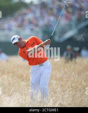 LEE WESTWOOD DIE OFFENE MEISTERSCHAFT, MUIRFIELD. 2013 BILDNACHWEIS : © MARK PAIN / ALAMY STOCK FOTO Stockfoto