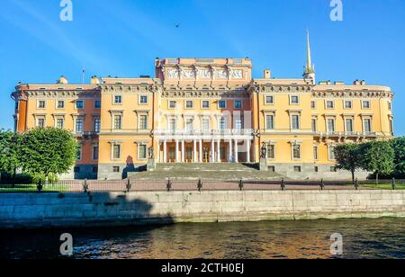 Die Mikhailovsky (St. Michael's) Burg auch bekannt als Engineer Castle, St.Petersburg, Russland Stockfoto