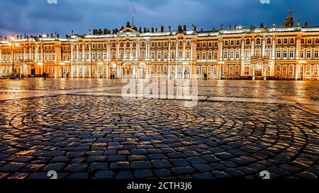 Winterpalast. Das Staatliche Eremitage Museum. St. Petersburg, Russland Stockfoto