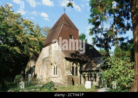 St. Leonards Kirche in Hollington, einem Vorort von Hastings, East Sussex, Großbritannien Stockfoto