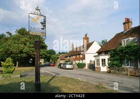 Das East Sussex Dorf Westham, neben Pevensey, in der Nähe von Eastbourne, East Sussex, South East England Stockfoto