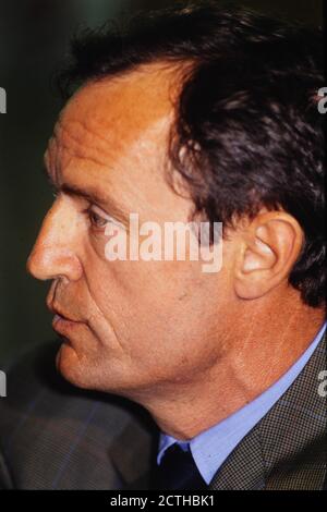 Porträt von Jean-Claude Killy, Charbonnières-les-Bains, Frankreich Stockfoto