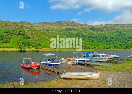 Loch Lomond in Ardlui, Argyll & Bute, Schottland. Stockfoto