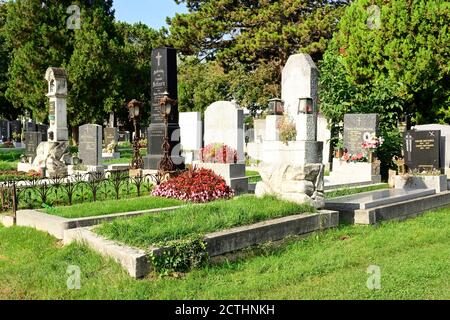 Wien, Österreich. Der Wiener Zentralfriedhof Stockfoto