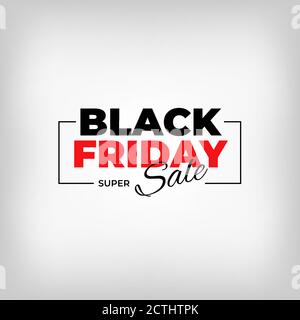 Black friday Banner Design. Preisschild für Sonderangebot. Black friday Flyer zum Verkauf. Vektor-Webbanner. Design Förderung modernes Poster auf weißem Hintergrund Stock Vektor
