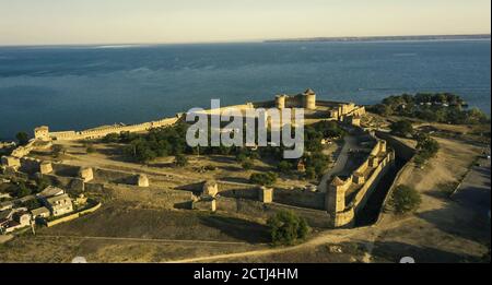 Akkerman Festung in Bilhorod-Dnistrovskyi, Odessa Oblast der Ukraine Stockfoto