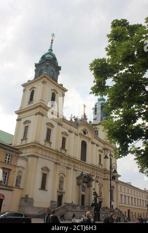 kirche des heiligen Kreuzes in Warschau, Polen Stockfoto