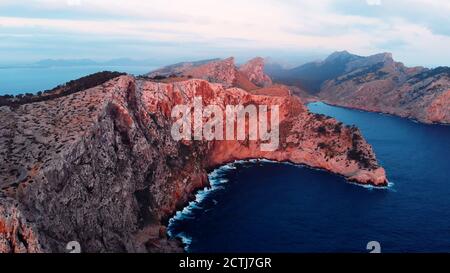 Formentor Peninsula Cap De Formentor An Der Küste Von Nord-Mallorca, Spanien. Hochwertige Fotos Stockfoto