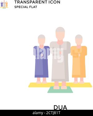 Dua-Vektorsymbol. Flache Illustration. Vektor EPS 10. Stock Vektor