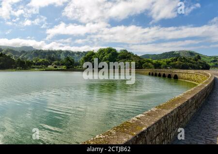 SETE CIDADES-SAO MIGUEL (AZOREN) Stockfoto