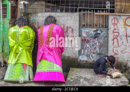 Ondel-ondel, Jakarta traditionelle Kultur Stockfoto