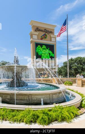 Schild am Beau Rivage Hotel und Casino in Biloxi, Mississippi Stockfoto