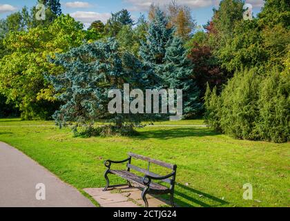 Schöner Brueton Park in Solihull, West Midlands, England. Stockfoto