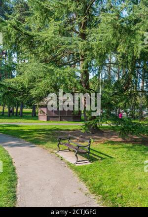 Schöner Brueton Park in Solihull, West Midlands, England. Stockfoto