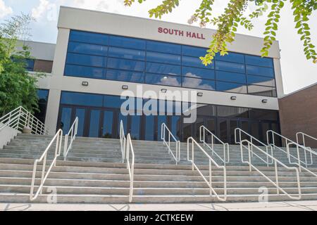 Huntsville Alabama, von Braun Convention Center Eingang, South Hall Stockfoto