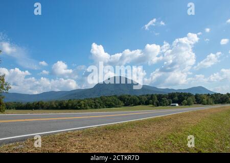 A mountain range in north Georgia Stockfoto