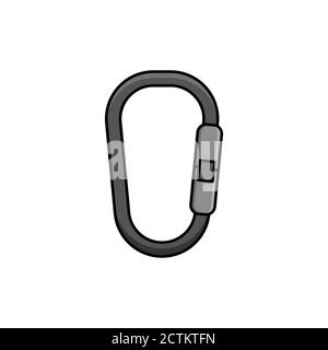 Karabiner Vektor Design Vorlage Illustration Stock Vektor