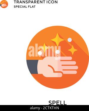 Symbol für den Rechtschreibvektor. Flache Illustration. Vektor EPS 10. Stock Vektor