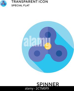 Symbol für den Drehungsvektor. Flache Illustration. Vektor EPS 10. Stock Vektor