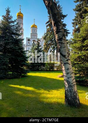 Ivan der große Glockenturm im Sommer an einem sonnigen Tag. Moskau. Kreml. Stockfoto