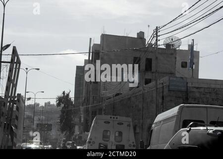 UN-Gebäude in Ramallah West Bank Palästina Stockfoto