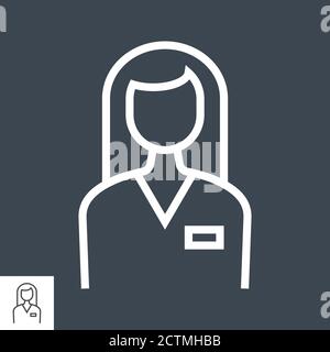 Symbol Für Mitarbeiterzeile Stock Vektor