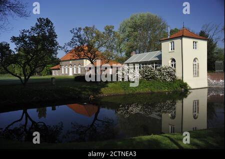 Herden, Schloss Westerholt Stockfoto