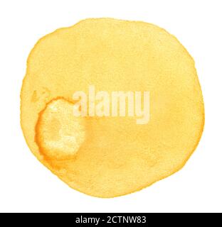 Aquarellstrich isoliert auf Weiß Stockfoto