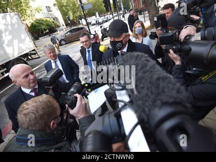 Foto Muss Gutgeschrieben Werden ©Alpha Press 079965 24/09/2020 Boris Becker Erscheint am Westminster Magistrate Court in London Stockfoto