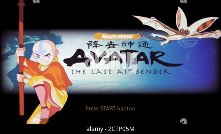 Avatar The Last Airbender – Sony PlayStation 2 PS2 – Nur für redaktionelle Zwecke Stockfoto
