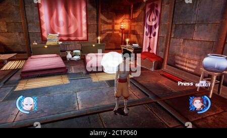 Avatar der letzte Airbender - Into the Inferno - Sony PlayStation 2 PS2 - nur zur redaktionellen Verwendung Stockfoto