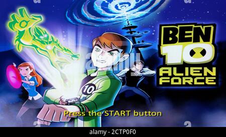 Ben 10 Alien Force – Sony PlayStation 2 PS2 – Nur für redaktionelle Zwecke Stockfoto