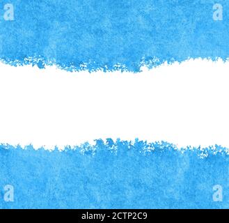 Abstrakter, wasserfarbener Spritzrahmen. Heller Hintergrund mit Platz für Text Stockfoto