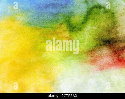 Abstrakt hell Aquarell gemalt Hintergrund oder Textur Stockfoto