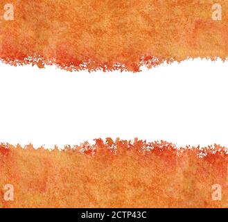 Abstrakter, wasserfarbener Spritzrahmen. Heller Hintergrund mit Platz für Text Stockfoto
