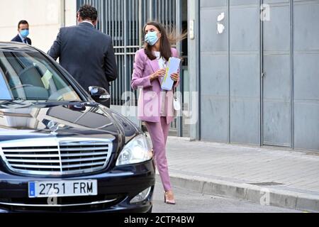 Madrid, Spanien. September 2020. Königin Letizia nimmt am Welttag der Krebsforschung Teil, Madrid 24. September 2020 Credit: CORDON PRESS/Alamy Live News Stockfoto