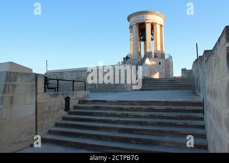 Belagerungsglocke Kriegsdenkmal in valletta (malta) Stockfoto