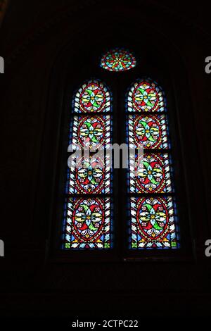 Budapest, Ungarn - 10/07/2020: Das Innere der Matthiaskirche in budapest Stockfoto