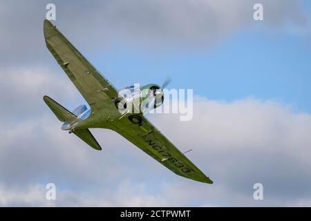 Die Spartan 7W Executive ist ein Kabinenmonoplaner, der von der Spartan Aircraft Company in den späten 1930er und frühen 1940er Jahren produziert wurde. Stockfoto